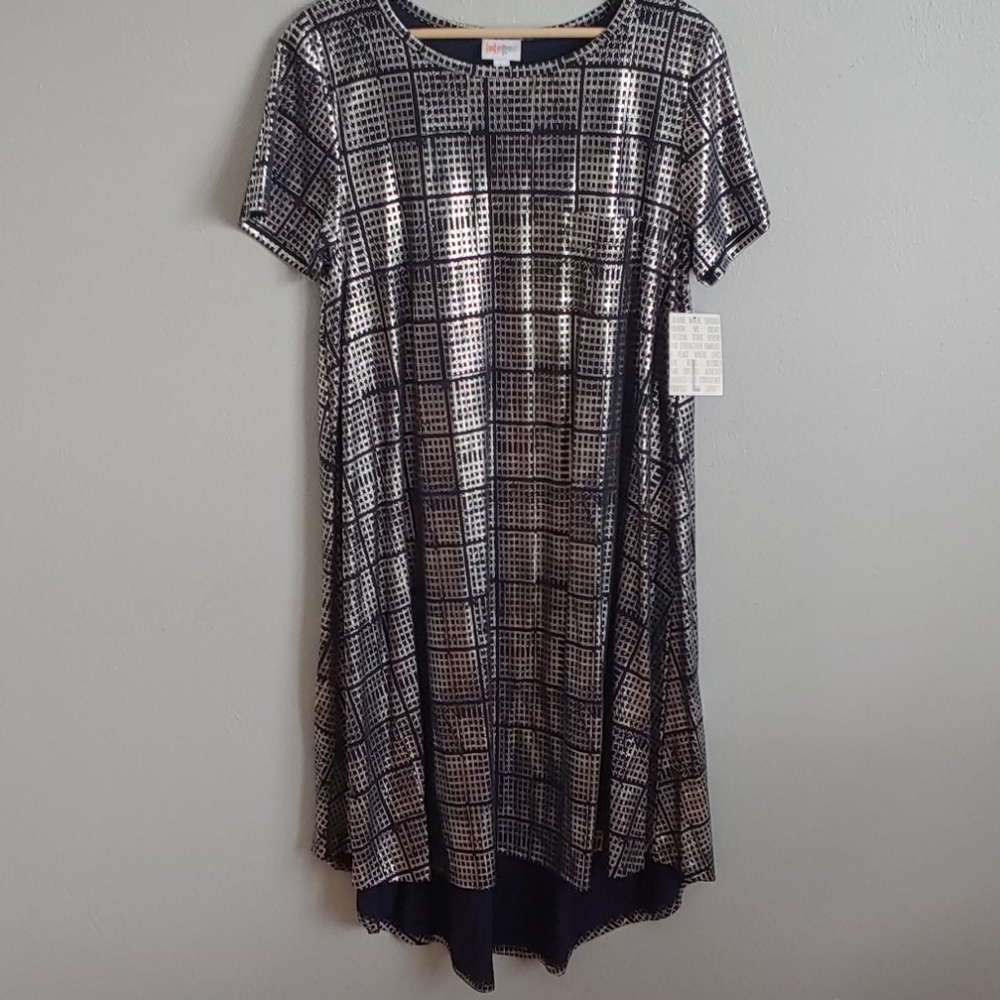 NWT LuLaRoe Elegant Carly High-Low Swing Dress
